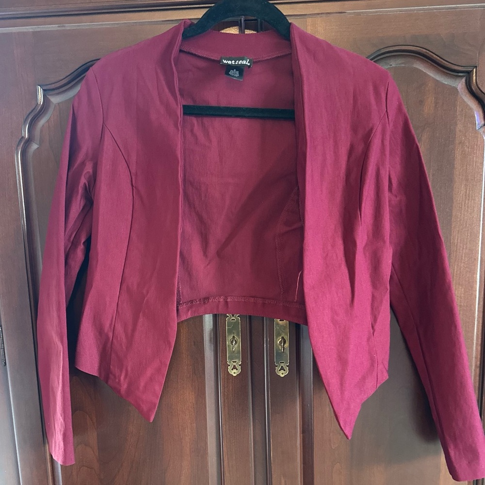 Cropped blazer
